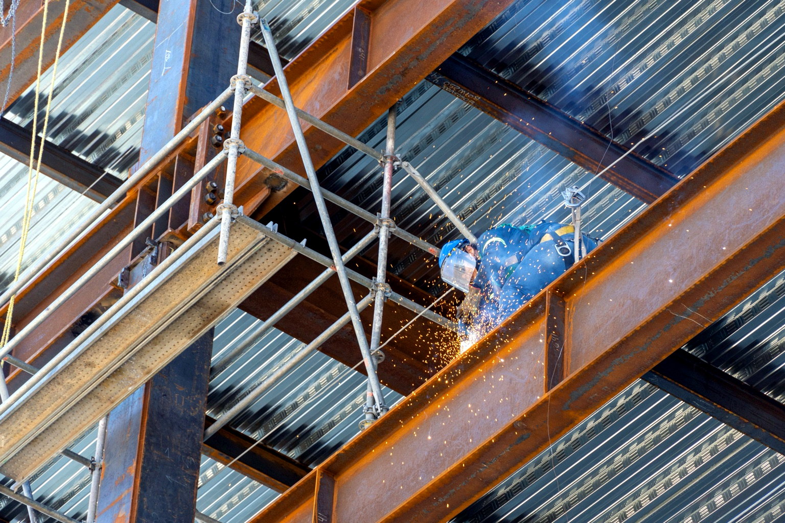 Steelwork welding and fabrication activity